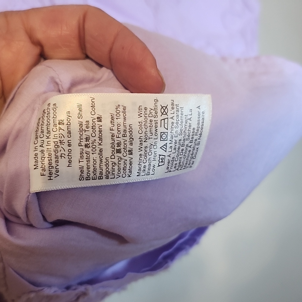 J. Crew Lavender Mini Dress with Puff Sleeves - Picture 14 of 14